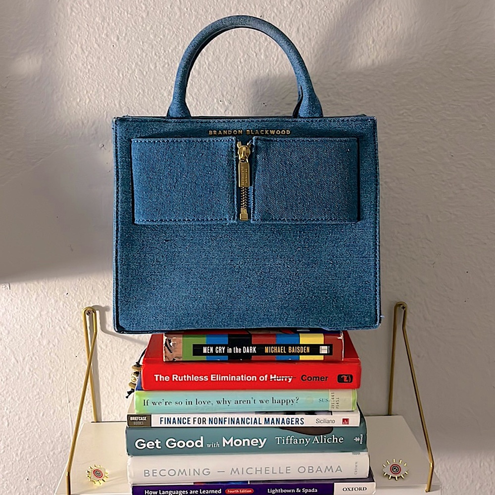 B R A N D O N  B L A C K W O O D.  Med. Kuei Denim Bag🤎